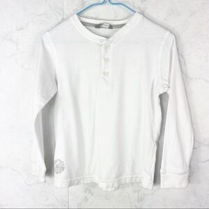 [Lindex] White Button Down Tee